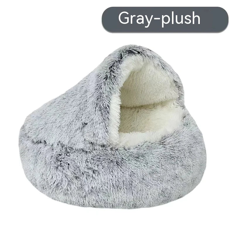 Semi-Closed Cat Nest Bed – Cozy, Secure & Perfect for Everyday Rest