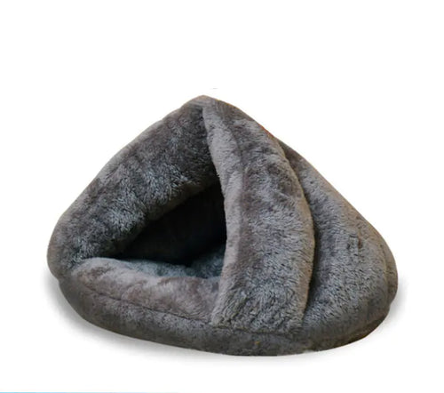 Triangular Cat Bed for Winter - Thickened Pet Sleeping Bag