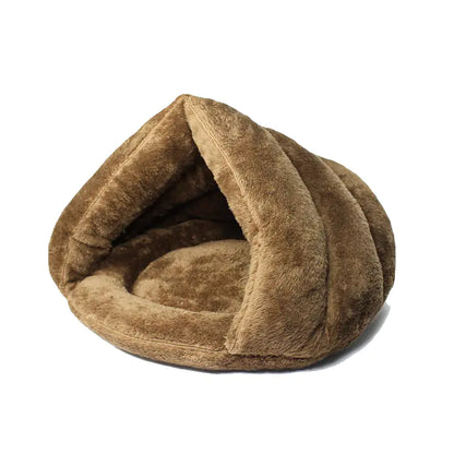 Triangular Cat Bed for Winter - Thickened Pet Sleeping Bag